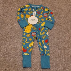 Little Sleepies Pasta Party Zippie